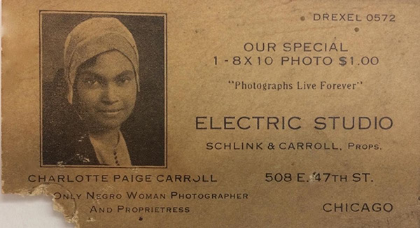 1 Business Card Of Charlotte Paige Carroll